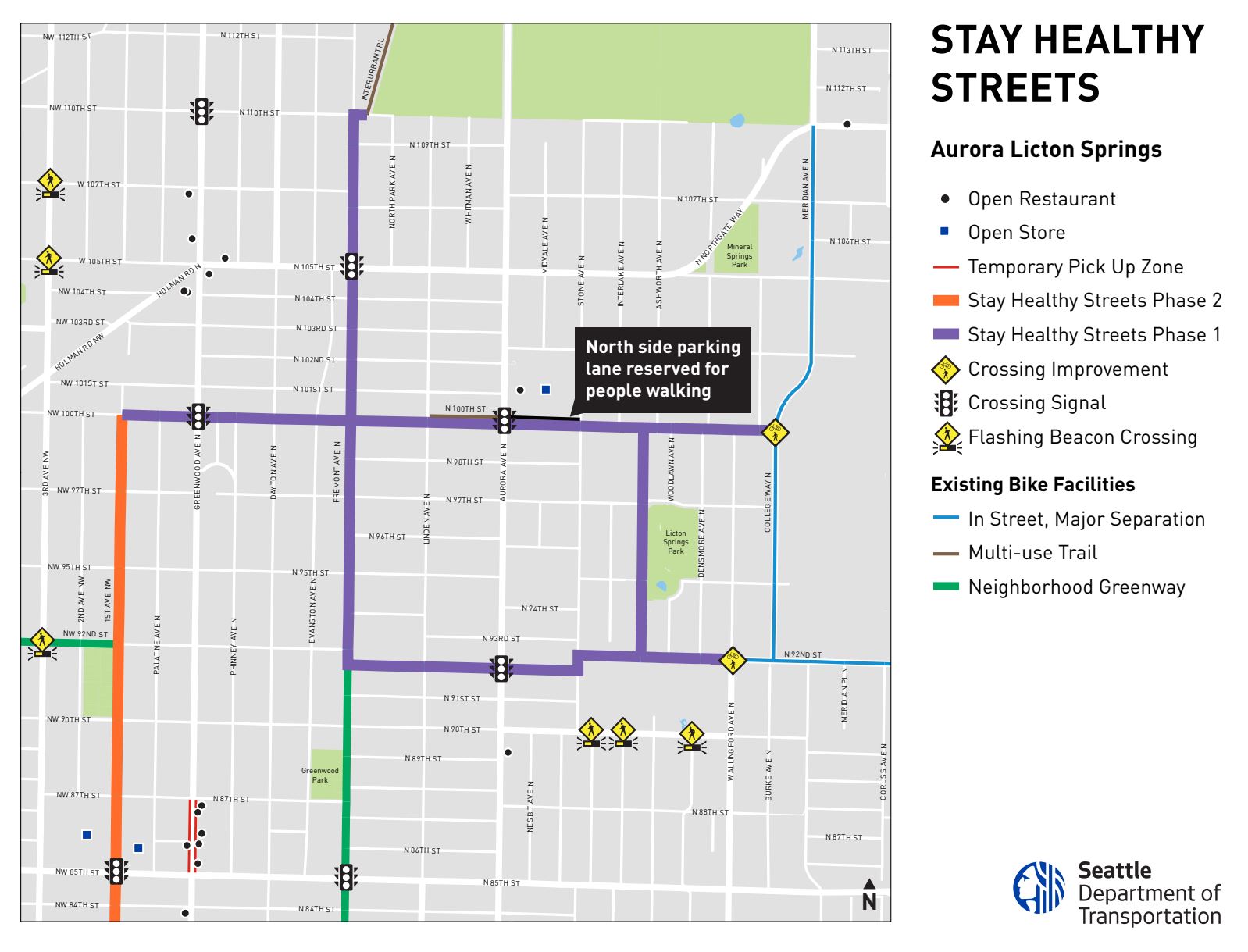 Stay Healthy Streets Come to Licton Springs