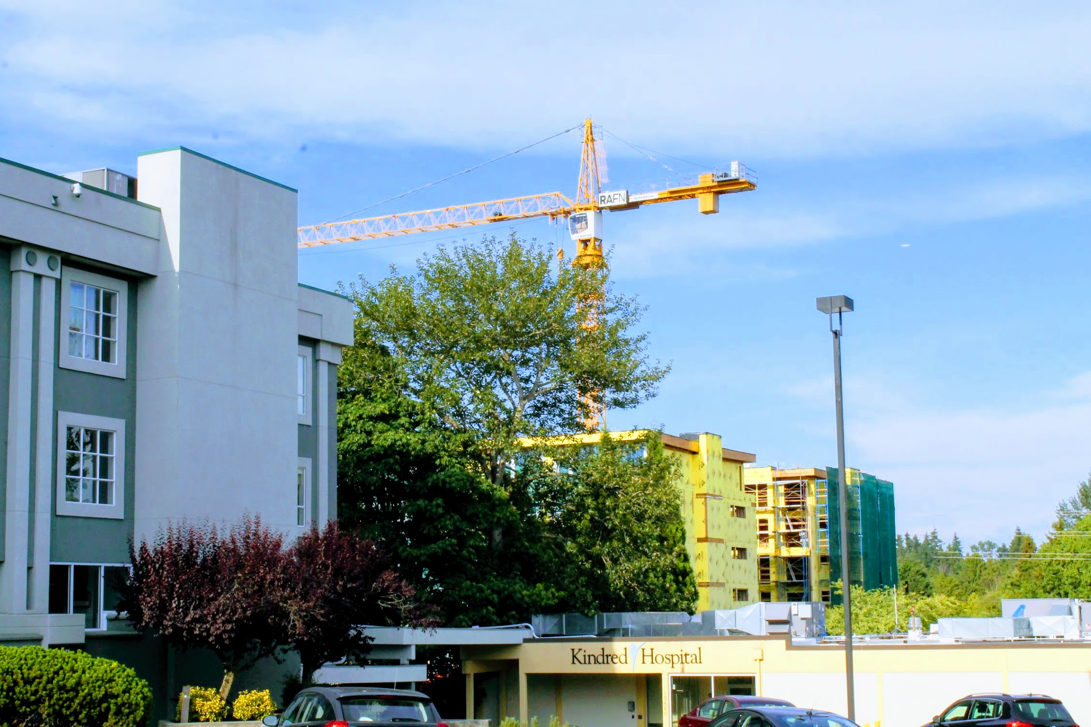 Construction Around the Building